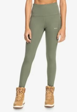 Roxy SUBLIME SUNSHINE - Leggings - Deep Lichen Green