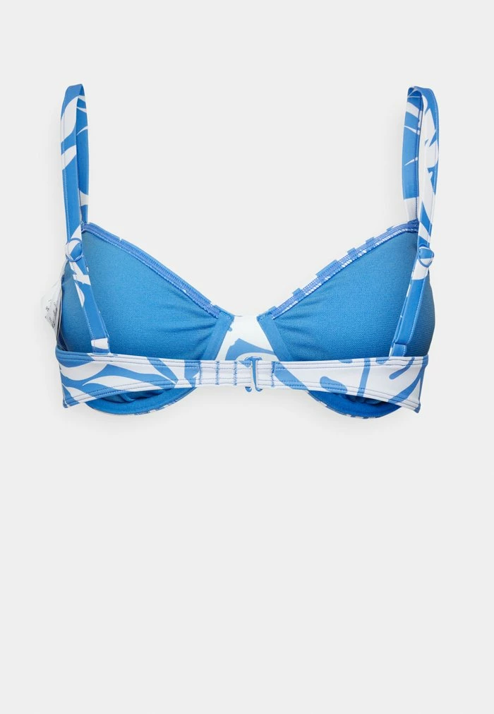 Roxy LOVE THE MUSE - Bikini Top - Blue/white 4 Roxy LOVE THE MUSE - Bikini Top - Blue/white - Image 2
