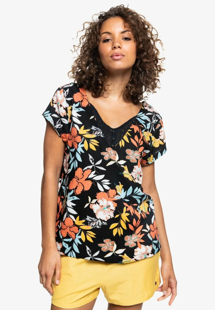 Roxy Print T-shirt - Anthracite Island Vibes 3 Roxy Print T-shirt - Anthracite Island Vibes
