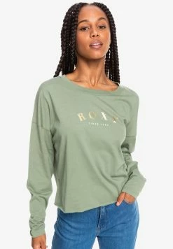 Roxy COLOURS OF AUTUMN - LONGSLEEVE - Long Sleeved Top - Sea Spray