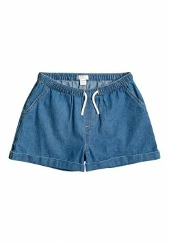 Roxy RIVER LEA - Denim Shorts - Medium Blue