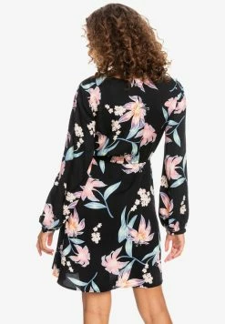 Roxy PARTY WAVES PRINTED - Day Dress - Black 5 Roxy PARTY WAVES PRINTED - Day Dress - Black -Roxy Shop a6ae83dcee074b1f9ae0d8b768db6b7d
