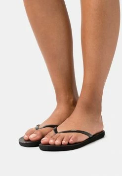 Roxy VIVA STAMP - Pool Shoes - Black/white -Roxy Shop aadaa77d5123419886fbd1057fc365ad