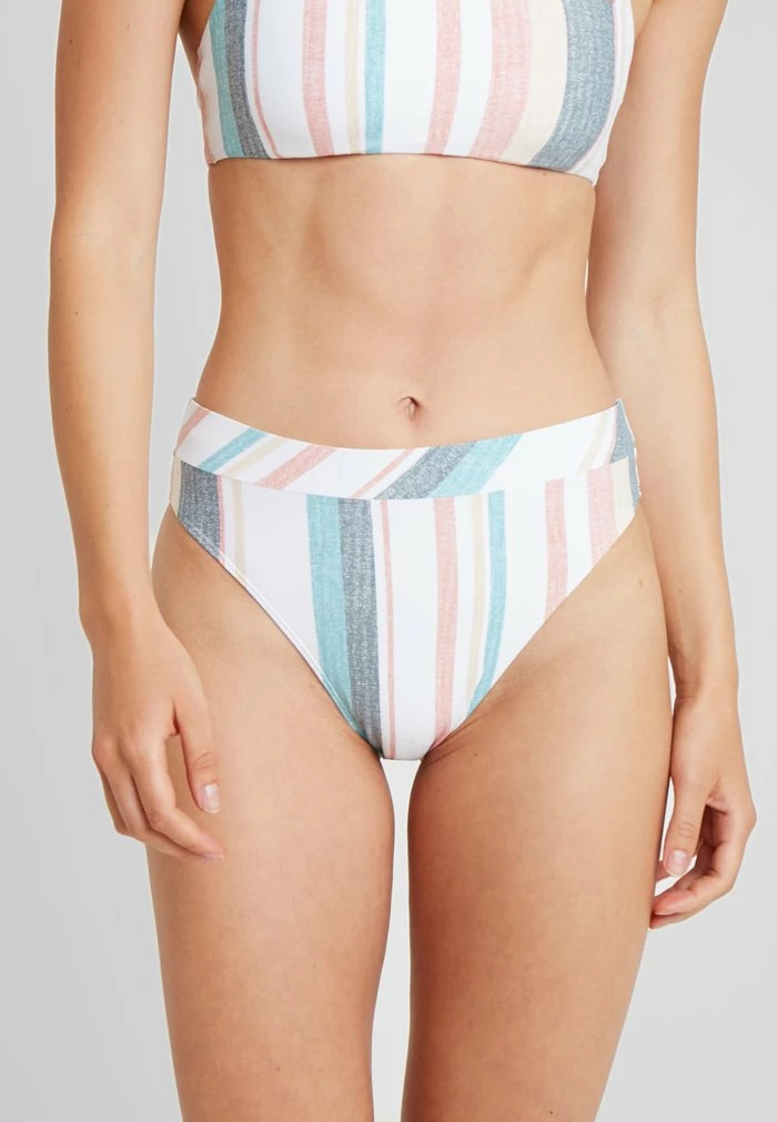 Roxy Bikini Bottoms - Bright White Retro 3 Roxy Bikini Bottoms - Bright White Retro
