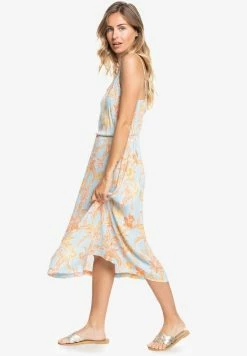 ROXY™ LAND OF ALL TRÄGER - Day Dress - Cool Blue Island Time -Roxy Shop abcb789521224e55b0428224ca4ede64