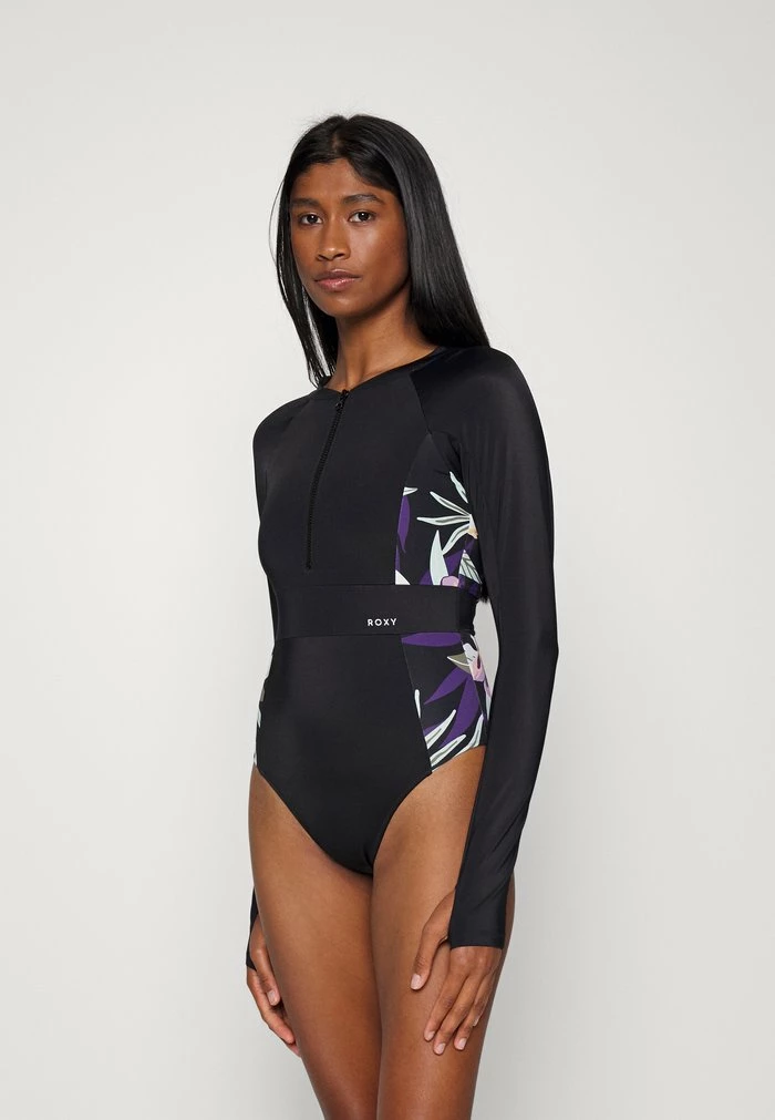 Roxy ACTIVE BLOCKING ONESIE - Swimsuit - True Black Fasso 4 Roxy ACTIVE BLOCKING ONESIE - Swimsuit - True Black Fasso - Image 2
