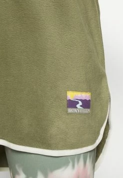 Roxy EVENING SHADOWS - Fleece Jumper - Deep Lichen Green -Roxy Shop ac766f9bff51462292ba844d7b387966