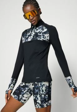 Roxy SUBLIME SUNSHINE SHORTS - Leggings - True Black -Roxy Shop ac884e01d6ec45a0826a5c2142f2bef5