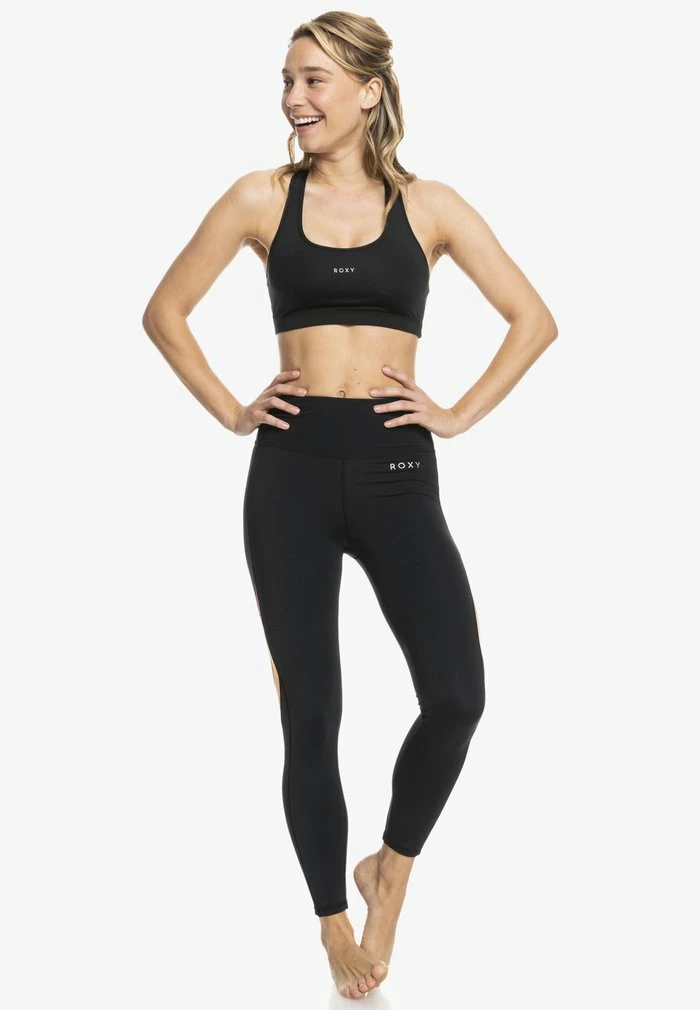 Roxy SHALALA LOVE - Leggings - Trousers - Anthracite 4 Roxy SHALALA LOVE - Leggings - Trousers - Anthracite - Image 2