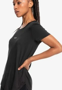 Roxy DANCE OF JOY - Print T-shirt - Anthracite -Roxy Shop b050303279ef43038532baece37d715c