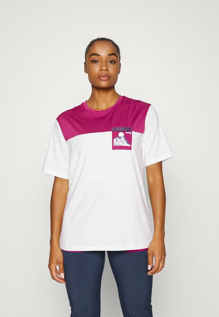 Roxy EXPLORE THE TRACKS - Print T-shirt - Boysenberry 3 Roxy EXPLORE THE TRACKS - Print T-shirt - Boysenberry
