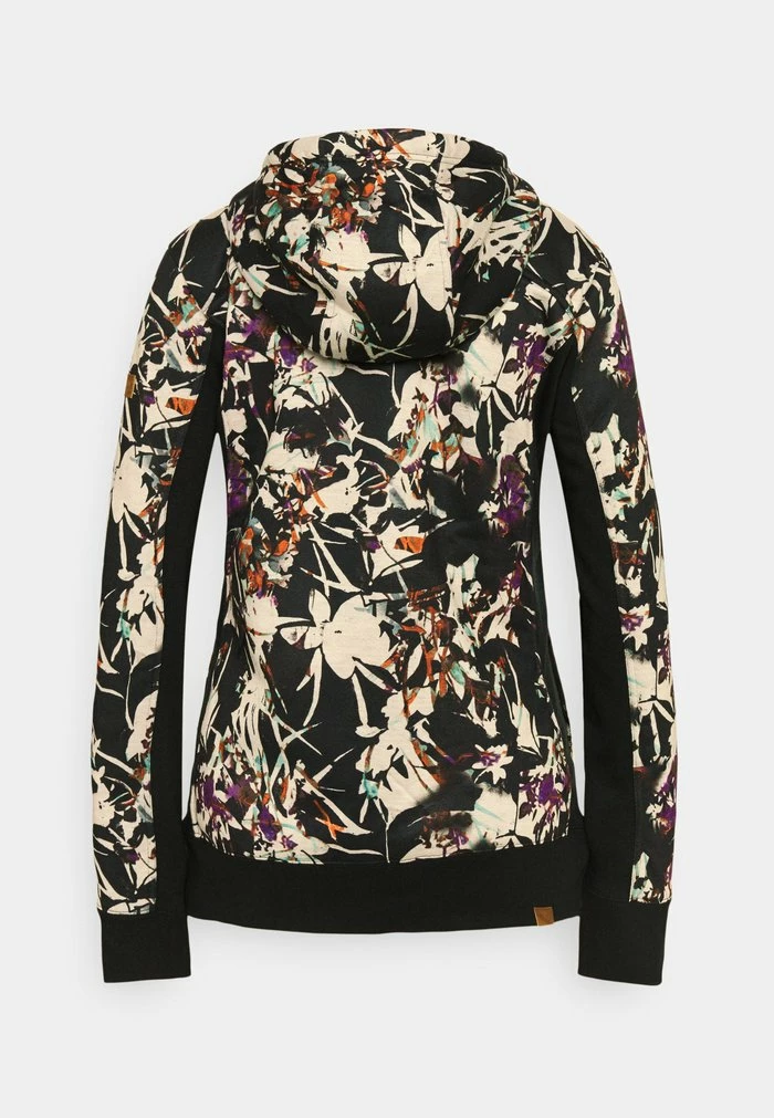 Roxy FROST PRINTED - Zip-up Sweatshirt - True Black 4 Roxy FROST PRINTED - Zip-up Sweatshirt - True Black - Image 2