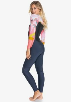 Roxy SYNCRO GBS REISSVERSCHLUSS - Wetsuit - Jet Gry Coral Flme Temple Gold -Roxy Shop b2db7351072e4640a46458a4bb61de9f