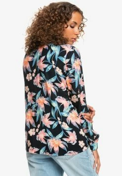 Roxy FEMINITY - Blouse - Anthracite Paradise Found Larg -Roxy Shop b42129059e6149d19ae3e6a74a5bc61f