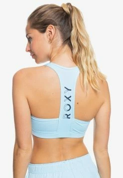 Roxy BACK TO YOU - Medium Support Sports Bra - Cool Blue -Roxy Shop b52466889e90429b8eba0997049b7027