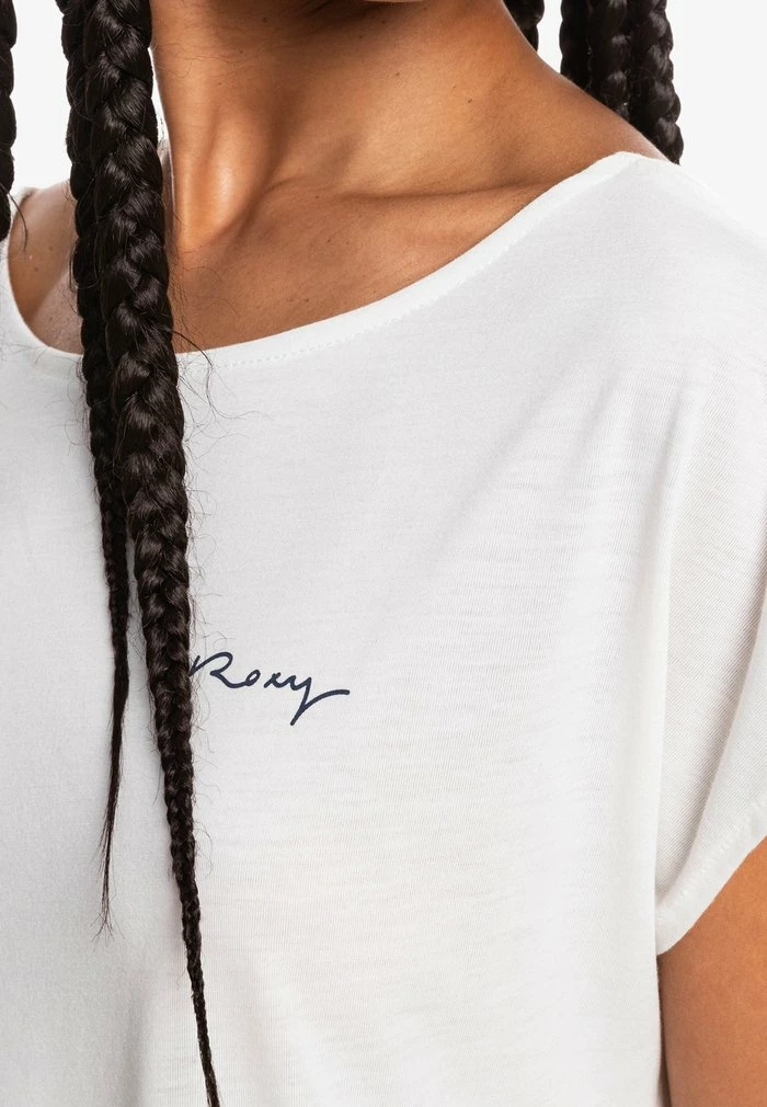 Roxy Basic T-shirt - Snow White 7 Roxy Basic T-shirt - Snow White - Image 5