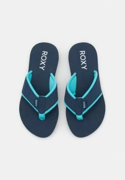 Roxy COASTIN - T-bar Sandals - Blue -Roxy Shop b74dd0be2baf4fb491402218e9e62e09