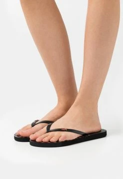 Roxy VIVA STAMP - Pool Shoes - Black/pink -Roxy Shop b7ee9e542f744ec8aa2aa80f306297c0