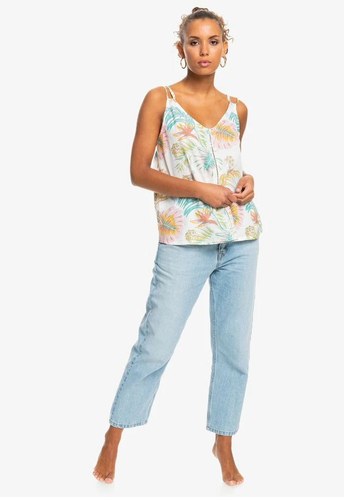 Roxy GOT TO BE REAL - Top - Snow White Lilac 4 Roxy GOT TO BE REAL - Top - Snow White Lilac - Image 2