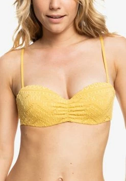 Roxy QUIET BEAUTY - Bikini Top - Ochre -Roxy Shop bb76b940eb6b476bb5cd1b3e38957f87