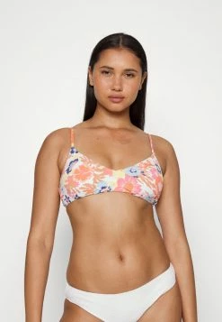 Roxy Bikini Top - Bright White Floral Escape
