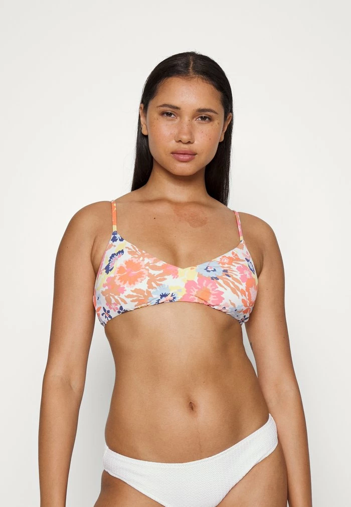 Roxy Bikini Top - Bright White Floral Escape 3 Roxy Bikini Top - Bright White Floral Escape