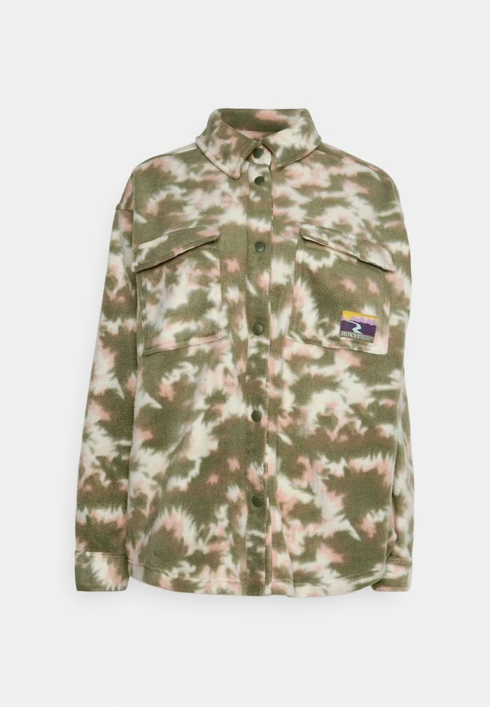 Roxy BECAUSE THE NIGHT PRINTED - Button-down Blouse - Khaki 7 Roxy BECAUSE THE NIGHT PRINTED - Button-down Blouse - Khaki - Image 5