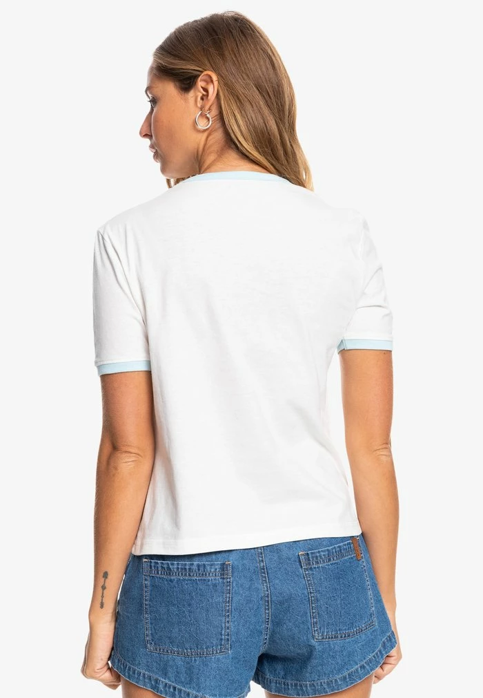 Roxy Print T-shirt - Snow White 5 Roxy Print T-shirt - Snow White - Image 3