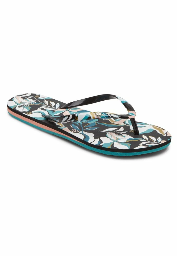 Roxy T-bar Sandals - Blackblue 4 Roxy T-bar Sandals - Blackblue - Image 2