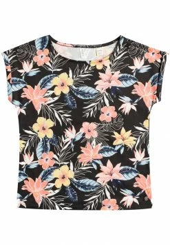 Roxy AFRICAN SUNSET - Print T-shirt - Anthracite Rg Tropical Breeze