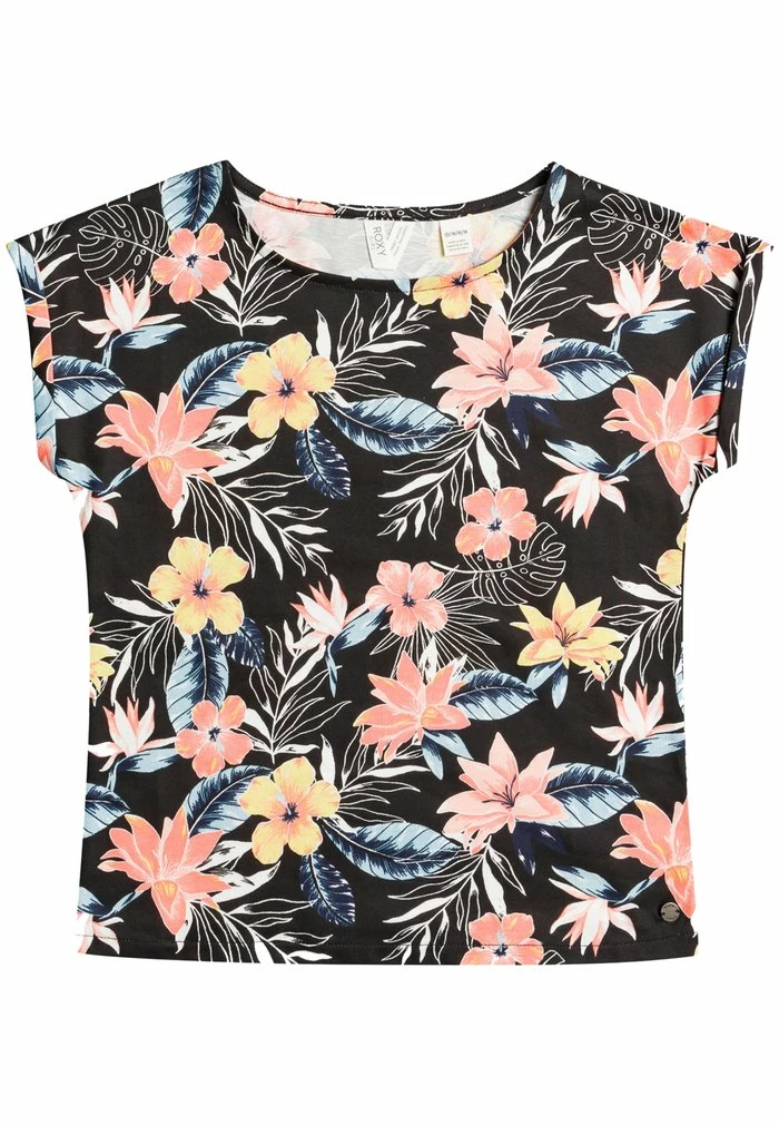 Roxy AFRICAN SUNSET - Print T-shirt - Anthracite Rg Tropical Breeze 3 Roxy AFRICAN SUNSET - Print T-shirt - Anthracite Rg Tropical Breeze