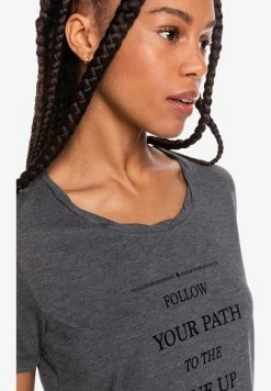 Roxy CHASING THE SWELL - Print T-shirt - Anthracite -Roxy Shop c636fa774a104f02a0553f2a3ba2ec6c
