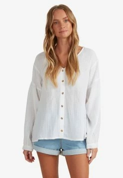 Roxy Button-down Blouse - Bright White -Roxy Shop c79e18ea84cb464897fa0cb2eb3dba1e