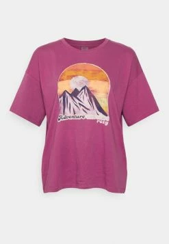 Roxy START ADVENTURES - Print T-shirt - Boysenberry -Roxy Shop ca0e2fa98c584d81aca36e23e5bbc817