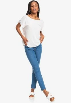 Roxy Basic T-shirt - Snow White 10 Roxy Basic T-shirt - Snow White -Roxy Shop ca15e1d685be4edbbde827854ad014e5