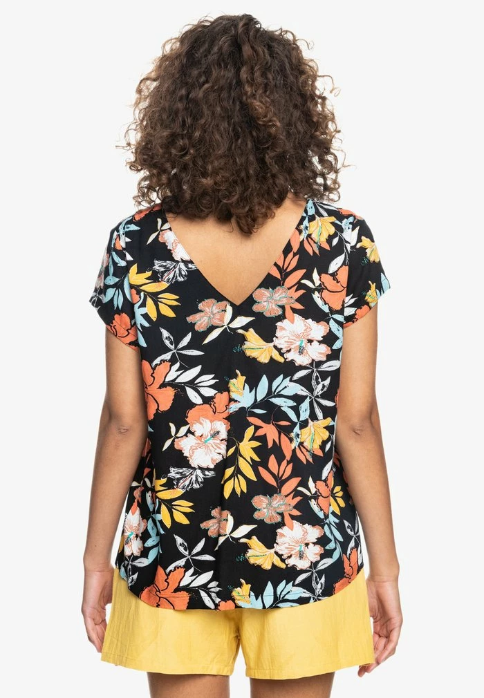 Roxy Print T-shirt - Anthracite Island Vibes 5 Roxy Print T-shirt - Anthracite Island Vibes - Image 3