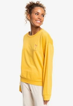 Roxy SURFING BY MOONLIGHT D - Sweatshirt - Yolk Yellow