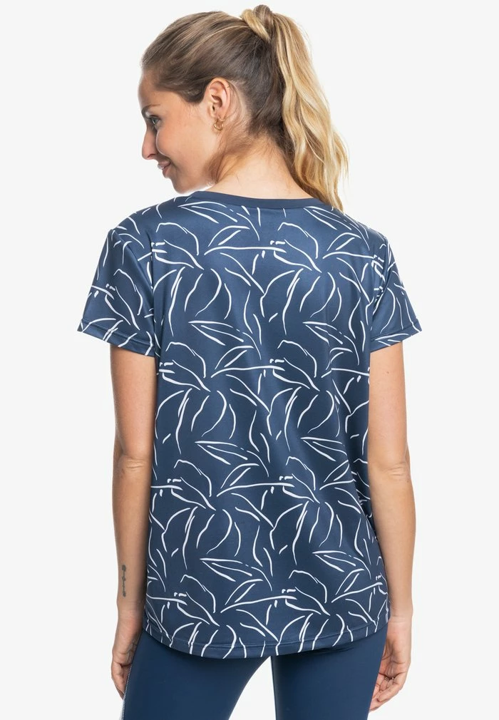 Roxy Print T-shirt - Mood Indigo Tropical Mood 5 Roxy Print T-shirt - Mood Indigo Tropical Mood - Image 3