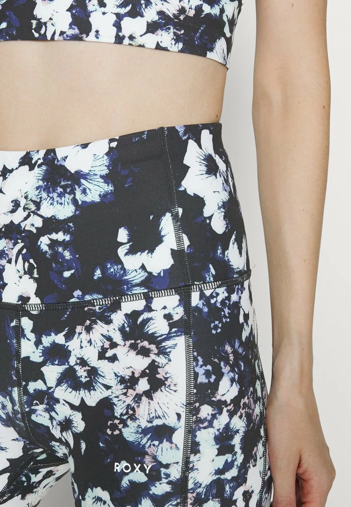 Roxy SUBLIME SUNSHINE PRINTED - Leggings - Black 7 Roxy SUBLIME SUNSHINE PRINTED - Leggings - Black - Image 5