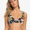 Roxy BEACH CLASSICS - Bikini Top - Anthracite S Island Vibes