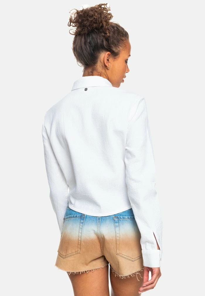 Roxy Button-down Blouse - Snow White 5 Roxy Button-down Blouse - Snow White - Image 3