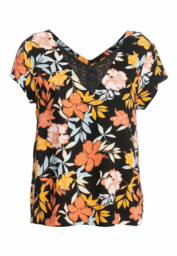 Roxy Print T-shirt - Anthracite Island Vibes 7 Roxy Print T-shirt - Anthracite Island Vibes - Image 5