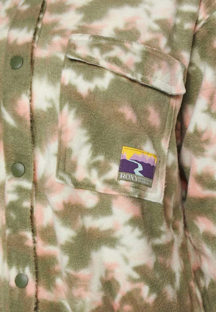 Roxy BECAUSE THE NIGHT PRINTED - Button-down Blouse - Khaki 8 Roxy BECAUSE THE NIGHT PRINTED - Button-down Blouse - Khaki - Image 6