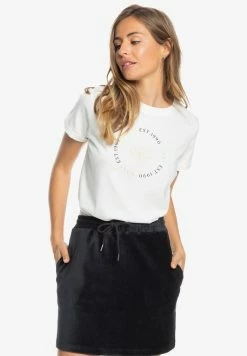 Roxy NOON OCEAN B - Print T-shirt - Snow White