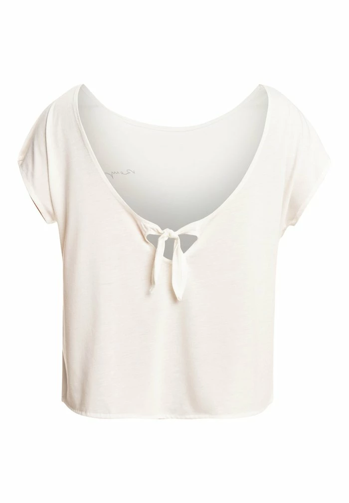 Roxy Basic T-shirt - Snow White 9 Roxy Basic T-shirt - Snow White - Image 7