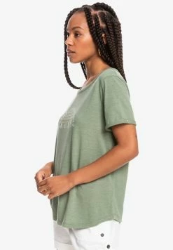 Roxy Print T-shirt - Green -Roxy Shop d7db4a6de00f47ea8f8344f932355bb5