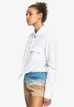 Roxy Button-down Blouse - Snow White 12 Roxy Button-down Blouse - Snow White -Roxy Shop d91f330b37c34c998bd310eb96e9b4a1
