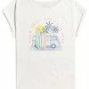 Roxy SOMEWHERE ONLY WE KNOW A - Print T-shirt - Snow White -Roxy Shop dd899bfd391a4beb92b5fd7aa82a9652