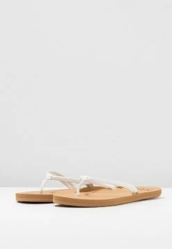 Roxy COSTAS - T-bar Sandals - White -Roxy Shop ddd254eb6d4e4e37aa33031d2a588cbb