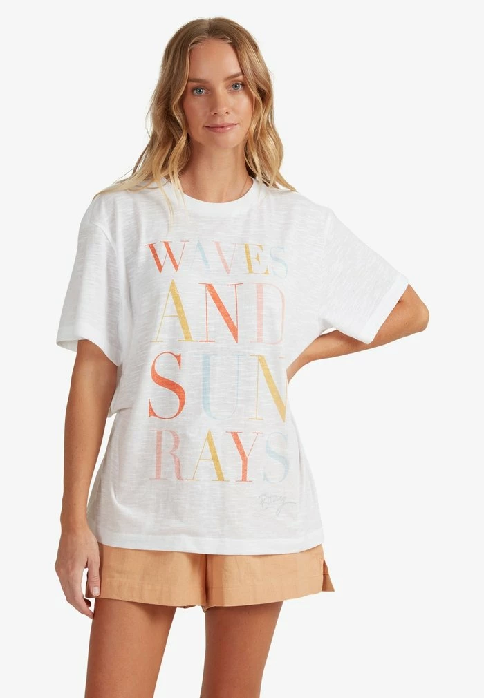 Roxy Print T-shirt - Bright White 3 Roxy Print T-shirt - Bright White